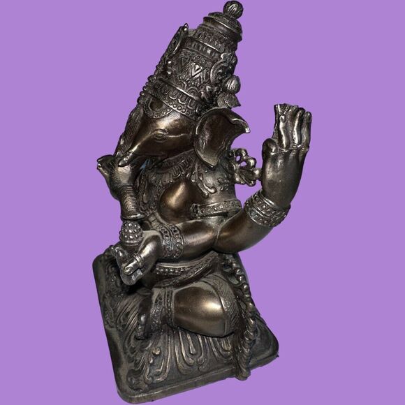 Lord Ganesha Hindu Statue Lord of Success Remover of Obstacles - Picture 4 of 16
